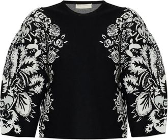 Ulla Johnson floral-print blouse - Zwart