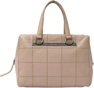 Chanel Pre-owned Tote Bags, female, Pink, Size: ONE SIZE Pre-owned Fabric chanel-bags