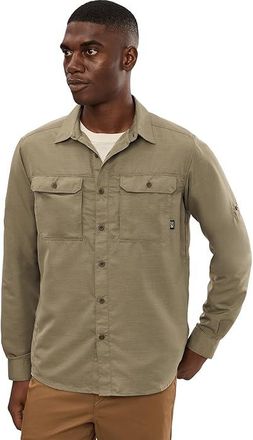 Mountain Hardwear Canyontm Long Sleeve Shirt Mens Long Sleeve Button Up Tierra : 2XL, Polyester