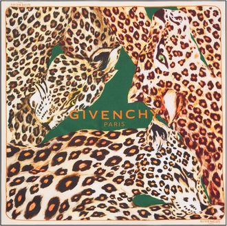 Givenchy Leopard-print silk twill scarf