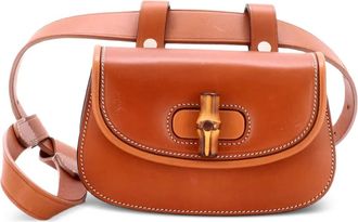 Gucci Bamboo 1947 Leather Mini belt bag - Marrone