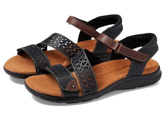 Clarks Kitly Way Womens Shoes Black Leather : 8.5 B - Medium