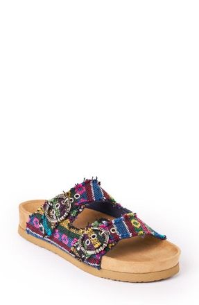 Minnetonka Georgine Slide Sandal in Shadow Geo at Nordstrom, Size 11