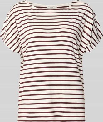 Christian Berg T-Shirt mit Rundhalsausschnitt in Schoko, Gr&ouml;&szlig;e XXL