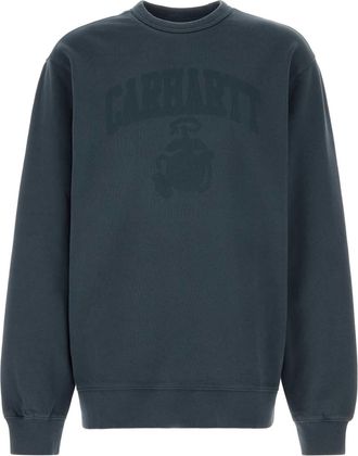 Carhartt Work in Progress Carhartt Wip Blue Cotton Faded Pond Corps Sweat