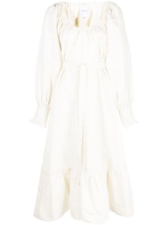 Patou tiered maxi dress - Neutrals