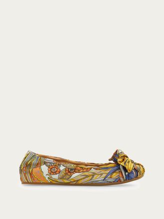 Ferragamo Women Bow embellished ballet flat Multicolor Size 2.5