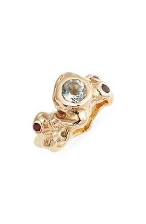 Faris Caldera Green Amethyst Ring in Gold/Green Amethyst at Nordstrom, Size 7