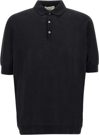 FILIPPO DE LAURENTIIS cotton polo shirt - men - Cotton - 46 - Black
