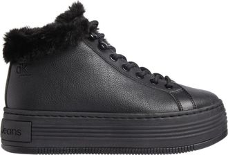 Calvin Klein Jeans Zwarte Veterschoenen Enkellaarsjes voor Vrouwen - Dames - Winterlaarzen - Zwart - 39 EU - Schoenen