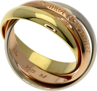 Cartier Trinity Yellow Gold (18K) Pink Gold (18K) White Gold (18K) Band Ring (Pre-Owned)