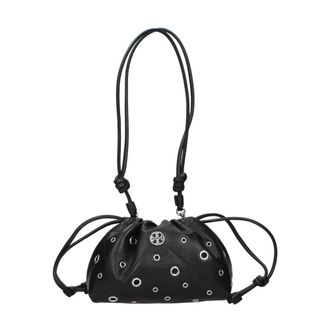 Tory Burch Borsa a spalla Charlie con coulisse trapuntata - - Bags - Donna - Nero - ONE SIZE