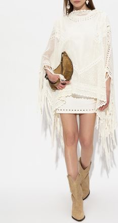 Isabel Marant Poncho Metilia, Womens, Cream