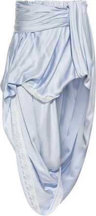 Diesel Rokken, Dames, Blauw, 2Xs, Satijn, O-Wanda Rok