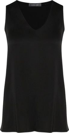 Elena Miro Top in raso - Dames - Blouses - Zwart - XL - Satijn - Overhemden