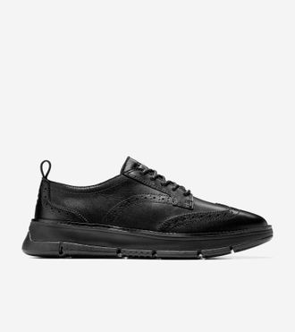 Cole Haan Womens Zer&oslash;grand Rella Wingtip Oxford Shoes - Black Size 10.5