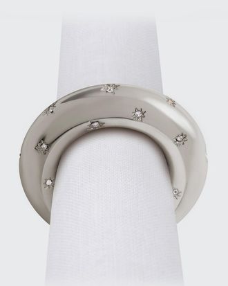 L'OBJET Stars Jewel Napkin Rings, Set of 4