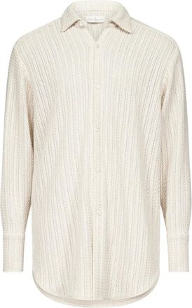Ludovic de Saint Sernin Camicia con dettaglio a treccia - Toni neutri