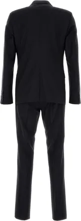 Prada Mens Midnight Blue Wool Blend Suit Bleu Abiti