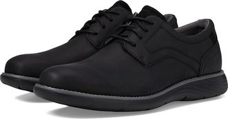 Rockport Garett Plain Toe Mens Shoes Black : 10.5 W (EE), Leather