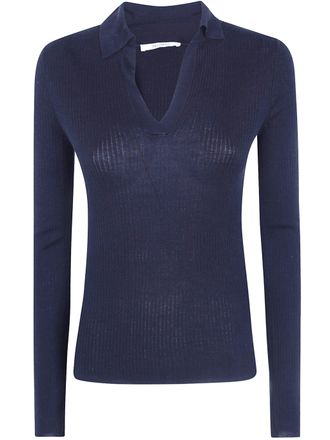 Max Mara Polo Shirt Ribbed Mxm Gergo