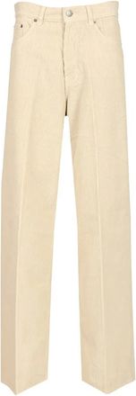 Haikure Bethany Velvet Trousers - female - Haikure - Straight Trousers - Beige - W27 - Trousers