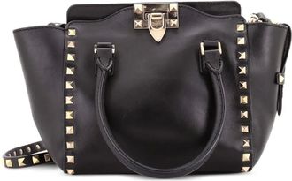 Valentino Garavani Borsa a tracolla Rockstud - Nero
