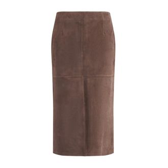Max Mara Mujer, Faldas, Marr&oacute;n, Talla: M