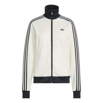 adidas (WMNS) adidas Classic Track Jacket Off White Black KD3740