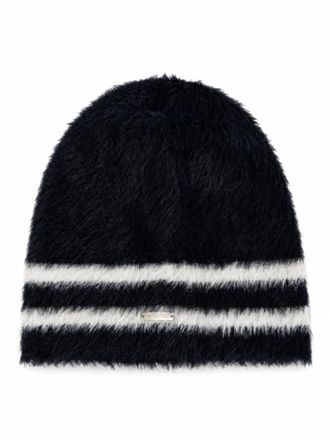 Dsquared2 Navy Blue Striped Beanie Cap