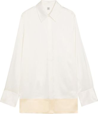 Toteme Silk Shirt - White - 40 (UK12 / M)