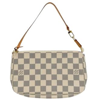 Louis Vuitton Pre-owned Pochette - Dames - Pre-owned - Wit - Maat: ONE Size Taf
