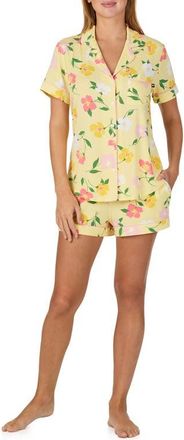 Kate Spade New York print short pajamas in Yellow Floral at Nordstrom, Size X-Large