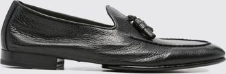 Doucal's Mocassino in pelle martellata con nappe
