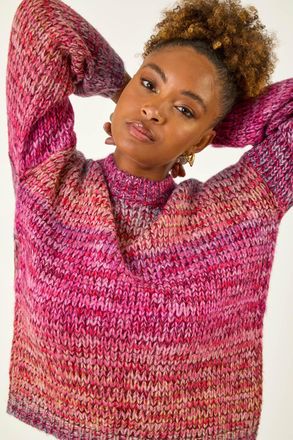 Roman Metallic Ombre Knit Jumper