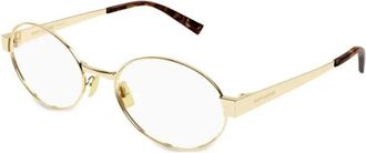 Saint Laurent Optisch Montuur - Dames - Brillen - Geel - 55 MM - Accessoires
