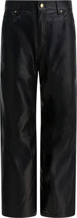 Max & Moi Bondi leather trousers - Black