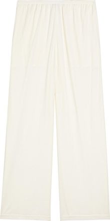 Toteme Silk-blend Pyjama Trousers - Off White - S (UK8-10 / S)