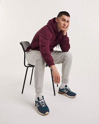 Jacamo Grey Marl Cuffed Jogger