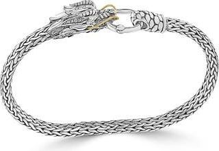 Effy Pav&eacute; Diamond Tulang Naga Chain Bracelet in Silver at Nordstrom Rack, Size 8.5