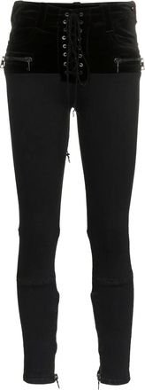 Unravel Skinny jeans met ritssluiting voorzijde - Zwart