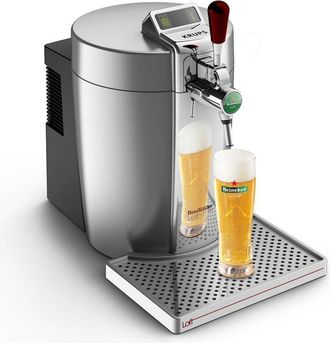 Krups Macchina per birra cromata da 5 litri - vb700e00 - krups