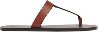 Saint Laurent Flip Flops, female, Brown, Size: 8 1/2 US Babylone Slide