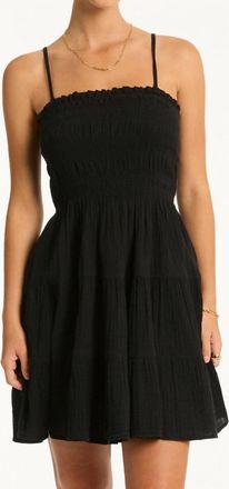 Sea Level Australia Sunset Short Bandeau Dress In Black