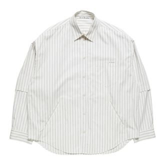 Acne Studios Casual Shirts, male, White, Size: L Fn-Mn-Shir000952