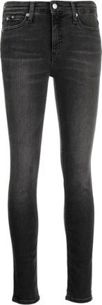 Calvin Klein Jeans mid-rise skinny jeans - women - Cotton/Recycled Cotton/Elastane - 29 - Black