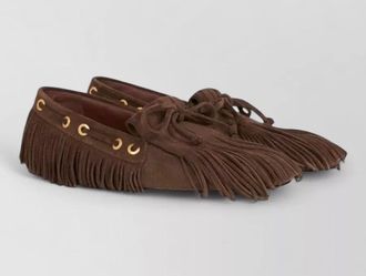 Etro suede leather loafers