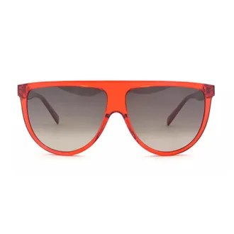 Celine CL40006I66F Tinted Lens Sunglasses - Red