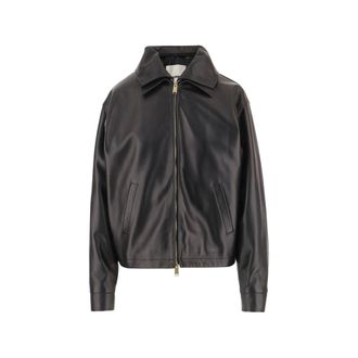 Darkpark Zip-up Leather Jacket