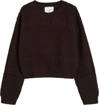 Lisa Yang Signe textured sweater - Brown